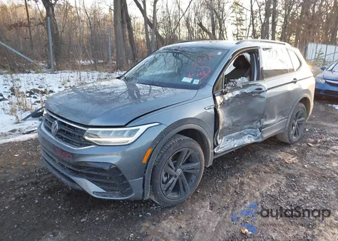 2024 Volkswagen Tiguan 2.0T Se R-Line Black z USA, uszkodzony, nr VIN 3VV8B7AX6RM227562